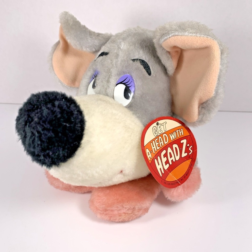 Rare‎ Vintage Mighty Star Mouse Plush Toy - Made in Quebec (5.5") Headz's Plush